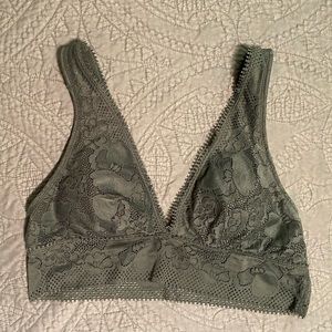 Sage Green Lace Aerie Bralette